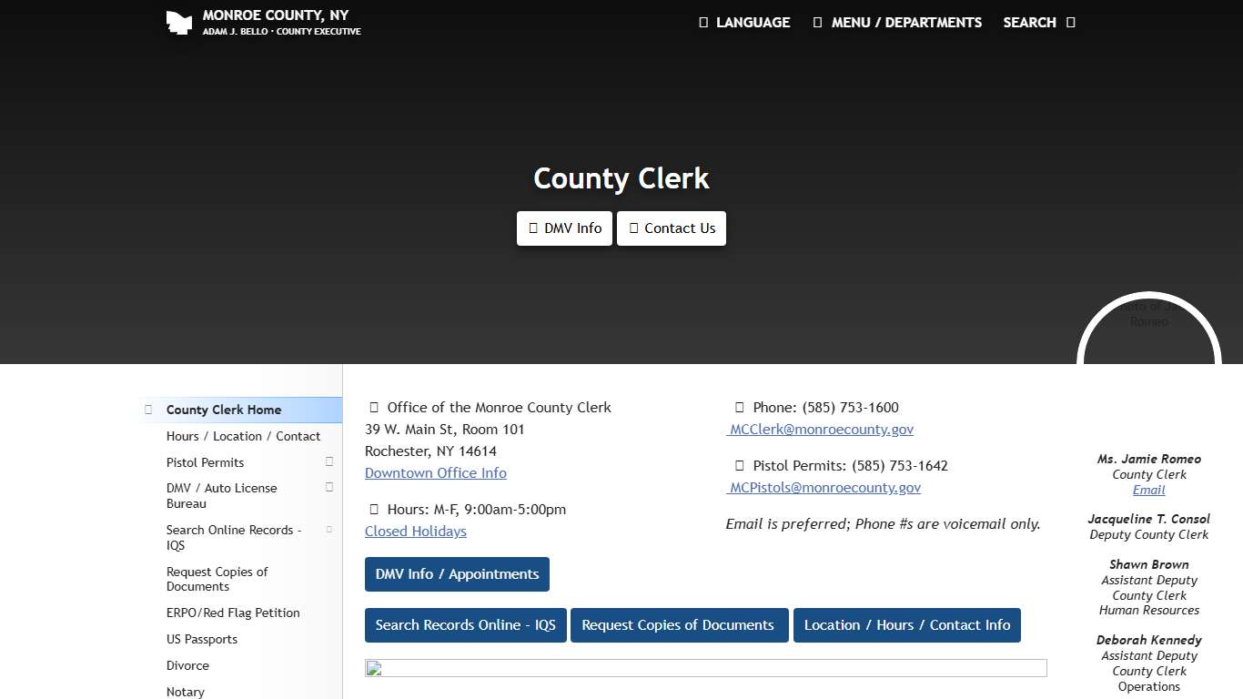 Monroe County, NY - Monroe County Clerk